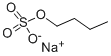 structure of CAS# 1000-67-5, Sodium Butyl Sulfate;Sodium Butyl Sulphate;Sulfuric Acid, Monobutyl Ester, Sodium Salt