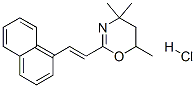 CAS 登录号：100098-83-7， 4,4,6-三甲基-2-[(E)-2-萘-1-基乙烯基]-5,6-二氢-1,3-恶嗪盐酸盐