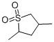 structure of CAS# 1003-78-7, Tetrahydro-2,4-Dimethyl-Thiophene 1,1-Dioxide;2,4-Dimethylsulfolane;2,4-Dimethyl Sulfolane;2,4-Dimethyltetrahydrothiophene Dioxide