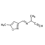 CAS#: 100306-15-8， (E)-N-(3-Butyn-2-Yl)-1-(5-Methyl-1,2-Oxazol-3-Yl)Methanimine