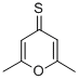 structure of CAS# 1004-37-1, 2,6-Dimethylpyran-4-Thione;2,6-Dimethyl-4-Pyranthione;St5187458;Zinc00117546
