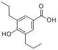 CAS#: 100482-27-7， 4-Hydroxy-3,5-Dipropyl-Benzoic Acid