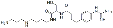CAS#: 100511-49-7， 10-(N-(4-(4-Guanidinophenyl)butanoyl)-L-seryl)-1,5,10-triazadecane