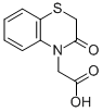 structure of CAS# 100637-60-3, 2,3-Dihydro-3-Oxo-4H-1,4-Benzothiazine-4-Aceticacid;2-(3-Keto-1,4-Benzothiazin-4-Yl)Acetate;2-(3-Oxo-1,4-Benzothiazin-4-Yl)Ethanoate;Zinc00266807