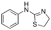structure of CAS# 1009-70-7, N-Phenyl-4,5-Dihydro-1,3-Thiazol-2-Amine;N-Phenyl-4,5-Dihydrothiazol-2-Amine;4,5-Dihydrothiazol-2-Yl-Phenyl-Amine;2-Anilino-2-Thiazoline