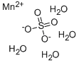 structure of CAS# 10101-68-5, Sulfuric Acid Manganese Hydrate (1:4);Manganous Sulfate;Ccris 6916