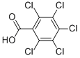 structure of CAS# 1012-84-6, 2,3,4,5,6-Pentachlorobenzoic Acid;Ai3-34818;Benzoic Acid, Pentachloro-;Brn 0986504