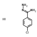 结构式 CAS# 101339-66-6, 4-氯-亚胺代苯甲酰肼单氢碘酸盐