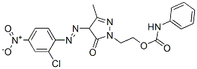 CAS#: 10155-52-9， 2-[4-[(2-Chloro-4-Nitrophenyl)Azo]-2,4-Dihydro-5-Methyl-3-Oxo-3H-Pyrazol-2-Yl]Ethyl Carbanilate