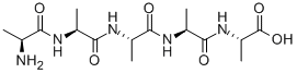 CAS#: 10183-34-3， (2R)-2-[[(2R)-2-[2-[2-(Alanylamino)propanoylamino]propanoylamino]propanoyl]amino]propionic acid