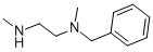 structure of CAS# 102-11-4, N,N'-Dimethyl-N-(Phenylmethyl)Ethane-1,2-Diamine;Benzyl-Methyl-(2-Methylaminoethyl)Amine;1,2-Ethanediamine, N,N'-Dimethyl-N-(Phenylmethyl)-;Benzyl(Methyl)(2-Methylaminoethyl)Amine