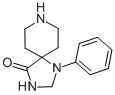 structure of CAS# 1021-25-6, 1-Phenyl-1,3,8-Triazaspiro[4.5]Decan-4-One;Zinc00156951