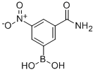 结构式 CAS# 102170-51-4, [3-(氨基羰基)-5-硝基苯基]-硼酸