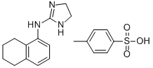 CAS 登录号：102280-49-9， 5,6,7,8-四氢-N-(2-咪唑啉-2-基)-萘-1-基胺对甲苯磺酸酯