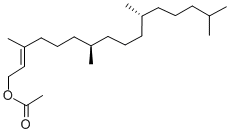 structure of CAS# 10236-16-5, [(E,7R,11R)-3,7,11,15-Tetramethylhexadec-2-Enyl] Acetate;Acetic Acid [(E,7R,11R)-3,7,11,15-Tetramethylhexadec-2-Enyl] Ester;[(E,7R,11R)-3,7,11,15-Tetramethylhexadec-2-Enyl] Ethanoate;(E)-Phytyl Acetate