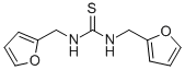 structure of CAS# 10248-89-2, 1,3-Bis(Furan-2-Ylmethyl)Thiourea;1,3-Bis(2-Furylmethyl)Thiourea;1,3-(Difurfuryl)Thiourea