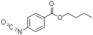 structure of CAS# 102561-47-7, Butyl 4-Isocyanatobenzoate;4- PHENYLISOCYANATE;4-(Carbobutoxy)phenyl isocyanate;4-(n-Butoxycarbonyl)Phenyl Isocyanate