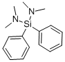 structure of CAS# 1027-62-9, N,N,N',N'-Tetramethyl-1,1-Diphenyl-Silanediamine;N-(Dimethylamino-Di(Phenyl)Silyl)-N-Methyl-Methanamine;(Dimethylamino-Di(Phenyl)Silyl)-Dimethyl-Amine;Ai3-63070