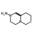 CAS 登录号：102907-07-3， 六氢-2H-吡嗪并[1,2-c][1,3]噻嗪-2-胺