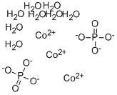 structure of CAS# 10294-50-5, Phosphoric Acid Cobalt(2+) Salt (2:3), Octahydrate;Tricobaltous Diphosphate Octahydrate;Cobaltous Phosphate Octahydrate;Phosphoric Acid, Cobalt(2+) Salt (2:3), Octahydrate