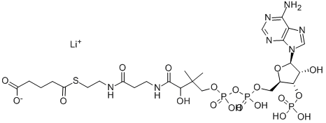 CAS 登录号：103192-48-9， 5-[2-[3-[[4-[[[(2R,3S,4R,5R)-5-(6-氨基嘌呤-9-基)-4-羟基-3-膦酰氧基四氢呋喃-2-基]甲氧基-羟基磷酰]氧基-羟基磷酰]氧基-2-羟基-3,3-二甲基丁酰基]氨基]丙酰氨基]乙硫基]-5-氧代戊酸