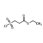 structure of CAS# 103472-25-9, Ethyl 3-(Chlorosulfonyl)Propanoate;ethyl 3-chlorosulfonylpropanoate;MFCD07186267