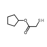 CAS 登录号：103604-39-3， 环戊基硫基乙酸酯