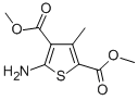structure of CAS# 103765-33-9, 5-Amino-3-Methyl-2,4-Thiophenedicarboxylic Acid 2,4-Dimethyl Ester;2,4-THIOPHENEDICARBOXYLIC ACID, 5-AMINO-3-METHYL-, DIMETHYL ESTER;5-AMINO-3-METHYL-THIOPHENE-2,4-DICARBOXYLIC ACID DIMETHYL ESTER;5-Amino-3-Methylthiophene-2,4-Dicarboxylic Aciddiumethyl