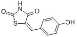 structure of CAS# 103788-60-9, 5-[(4-Hydroxyphenyl)Methylene]-2,4-Thiazolidinedione;2,4-Thiazolidinedione, 5-[(4-Hydroxyphenyl)Methylene]-