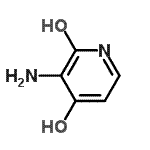 structure of CAS# 103792-82-1, 3-Amino-4-Hydroxy-2(1H)-Pyridinone;