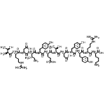 CAS 登录号：104077-19-2， L-苏氨酰-L-精氨酰-L-alpha-天冬氨酰-L-异亮氨酰-L-酪氨酰-L-alpha-谷氨酰-L-苏氨酰-L-alpha-天冬氨酰-L-酪氨酰-L-酪氨酰-L-精氨酰-L-赖氨酸