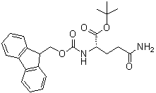 structure of CAS# 104090-92-8, tert-Butyl (4S)-5-amino-4-(9H-fluoren-9-ylmethoxycarbonylamino)-5-oxopentanoate;Fmoc-L-Glu(tBu)-NH2