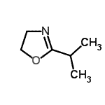 结构式 CAS# 10431-99-9, 2-异丙基-4,5-二氢-1,3-恶唑