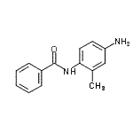 结构式 CAS# 104478-99-1, N-(4-氨基-2-甲基苯基)苯甲酰胺