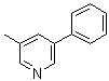structure of CAS# 10477-94-8, 3-Methyl-5-Phenylpyridine