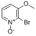 structure of CAS# 104819-48-9, 2-Bromo-3-Methoxy-Pyridine 1-Oxide;2-BROMO-3-METHOXYPYRIDINE-N-OXIDE