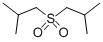 structure of CAS# 10495-45-1, Diisobutyl Sulfone;1-Isobutylsulfonyl-2-Methyl-Propane;1-Isobutylsulfonyl-2-Methylpropane;Isobutyl Sulfone