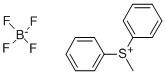 结构式 CAS# 10504-60-6, 甲基二苯基锍四氟硼酸盐