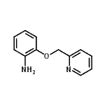 结构式 CAS# 105326-62-3, 2-(2-吡啶基甲氧基)苯胺