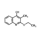 CAS 登录号：105677-47-2， 2-乙氧基-3-甲基-4-喹啉醇