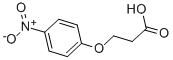 structure of CAS# 10572-16-4, 3-(4-Nitrophenoxy)Propionic Acid;3-(4-Nitrophenoxy)Propionic Acid;3-[P-Nitrophenoxy]Propionic Acid;Nsc522110
