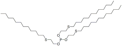CAS 登录号：10578-66-2， 三[2-(十二烷基硫代)乙基]亚磷酸酯