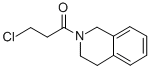 structure of CAS# 10579-67-6, 2-(3-Chloropropanoyl)-1,2,3,4-Tetrahydroisoquinoline;Nsc59438;Bbv-031529