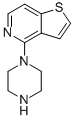 structure of CAS# 106261-27-2, 4-(1-Piperazinyl)-Thieno[3,2-c]Pyridine;4-Piperazin-1-Ylthieno[3,2-C]Pyridinetrihydrochloride;4-(1-PIPERAZINYL)THIENO[3,2-C]PYRIDINE;4-PIPERAZIN-1-YLTHIENO[3,2-C]PYRIDINE