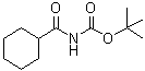 structure of CAS# 106412-36-6, 2-Methyl-2-Propanyl (Cyclohexylcarbonyl)Carbamate;N-Boc-cyclohexamide