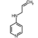 structure of CAS# 106782-17-6, N-Allyl-4-Pyridinamine;N-Allylpyridin-4-amine;MFCD09971814
