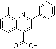 结构式 CAS# 107027-34-9, 8-甲基-2-苯基-4-喹啉羧酸