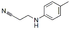structure of CAS# 1077-24-3, 3-[(4-Methylphenyl)Amino]-Propanenitrile;3-[(4-Methylphenyl)Amino]Propionitrile;Zinc02166004;St5445658