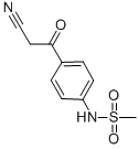 CAS 登录号：107929-91-9， N-[4-(2-氰基乙酰基)苯基]-甲烷磺酰胺