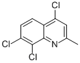 structure of CAS# 108097-02-5, 4,7,8-Trichloro-2-Methyl-Quinoline;4,7,8-Trichloro-2-Methyl-Quinoline;4,7,8-Trichloroquinaldine;Qu137